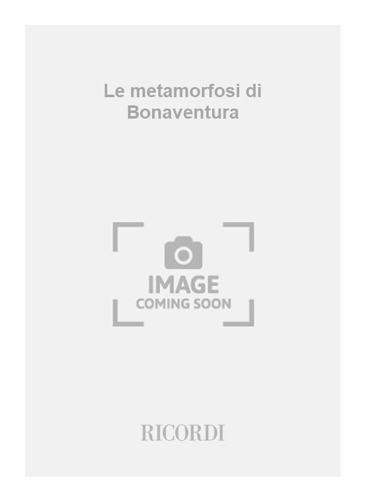 Le metamorfosi di Bonaventura
